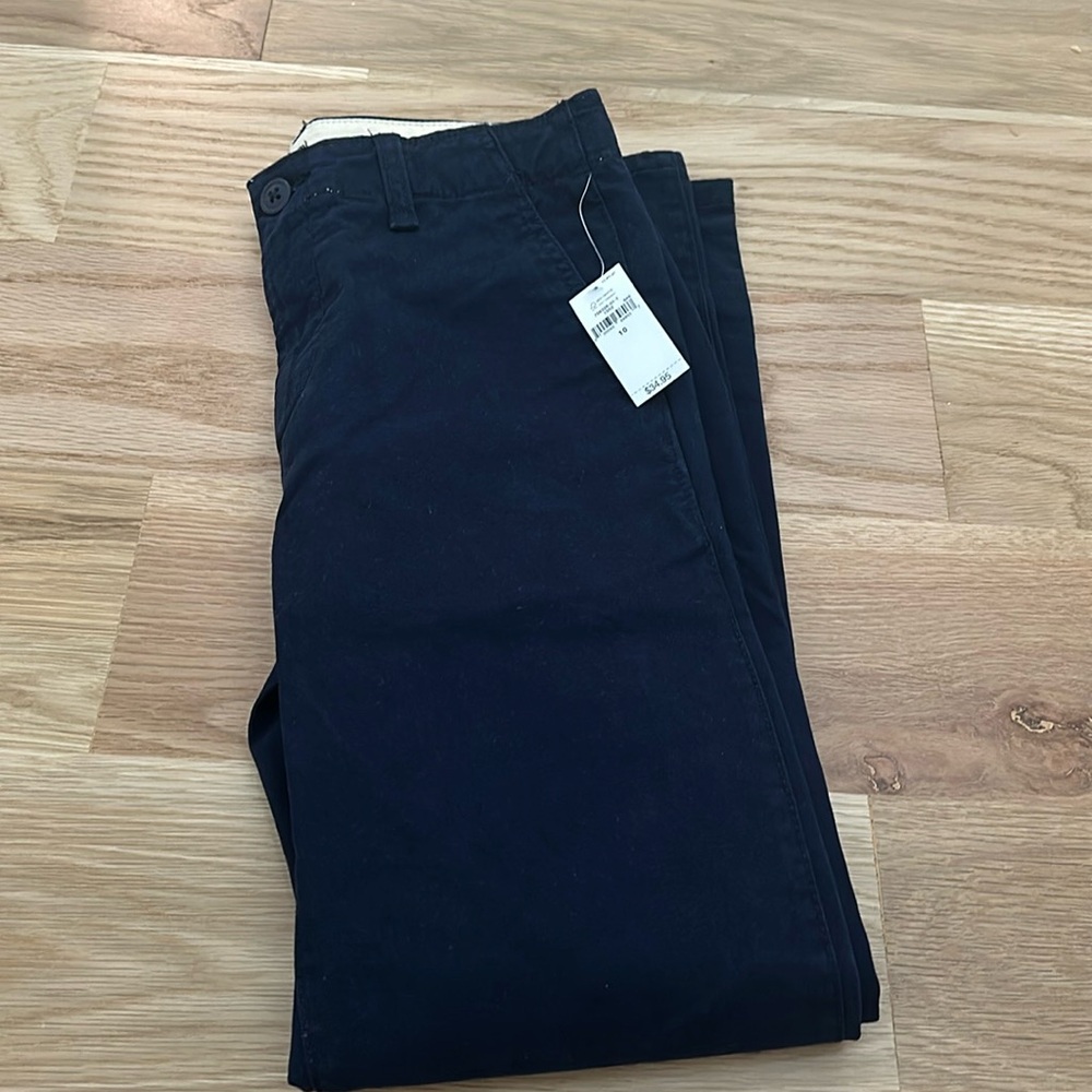 Gap Kids Navy Chino Pants - Boys size 10 NWT